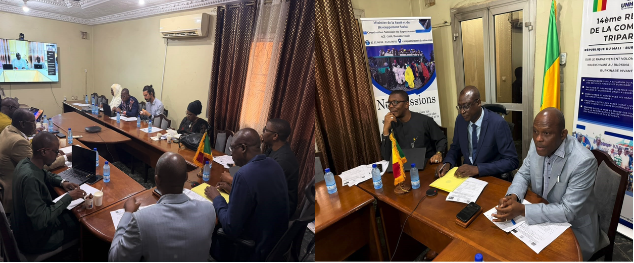 REUNION TRANSFORNTALIERE DE LA COMMISSION TRIPARTITE REPUBLIQUE DU MALI-BURKINA FASO-UNHCR.