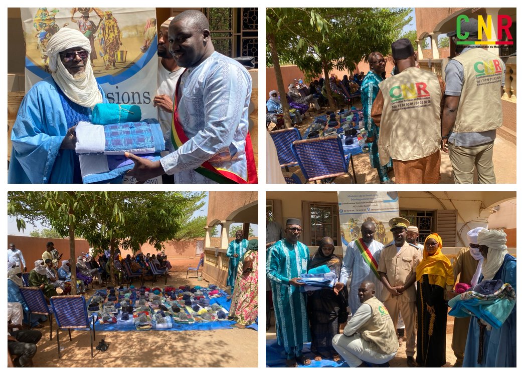 CÉRÉMONIE DE REMISE DE KITS NON ALIMENTAIRE AUX RAPATRIÉS ET PERSONNES VULNÉRABLES DU CERCLE DE FANA DANS LA REGION DE DIOILA